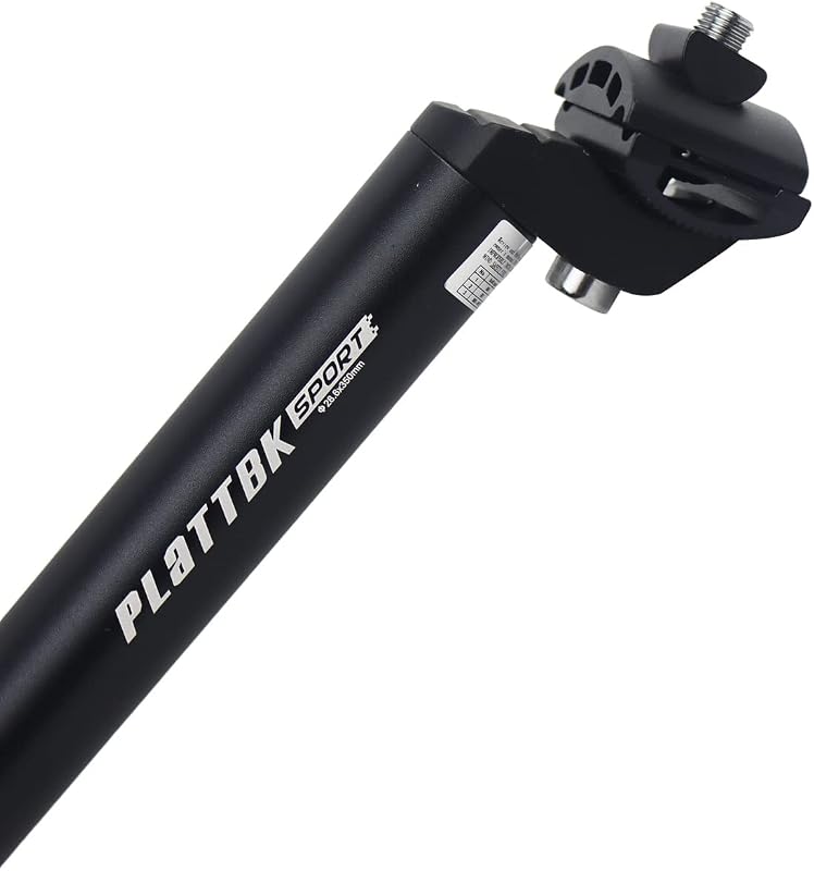 PLATTBK Nyeregcső 25.4/27.2/28.6/30.9/31.6 mm Alumínium Kerékpár Nyeregoszlop MTB BMX Országúti Bicikli 350mm Fekete