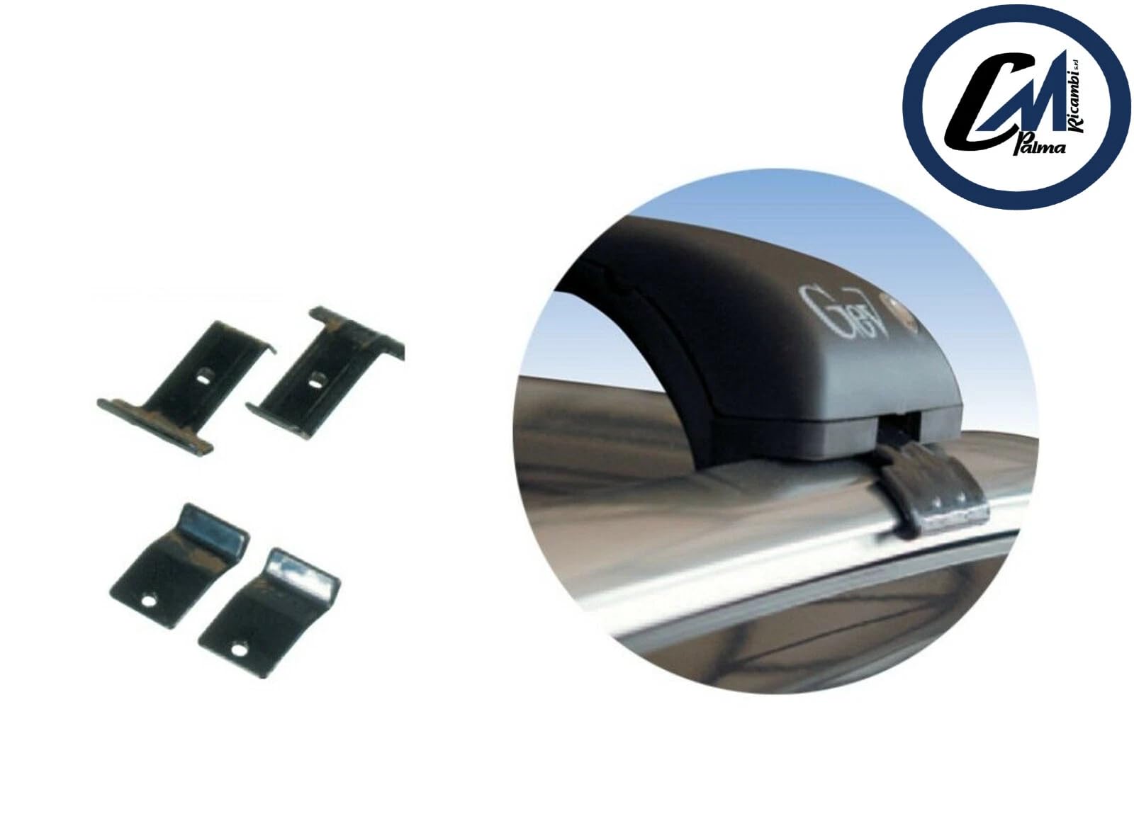 BARRE PORTATUTTO NERE GEV PER GRAN VITARA 3-5p DAL 2005 CON CORRIMANO BASSO