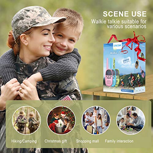 image for GOCOM Walkie Talkies for Kids, Kids Toys Handheld Child Gift Walky Tal