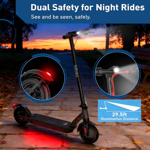 Image of Hiboy S2 Nova Electric Scooter for Adults, 430W Peak Motor, Up to 20-Mile Range and 19 MPH, High-Strength Aluminum Frame, Foldable Commuter E-Scooter with 8.5-Inch Tires,Dual Brakes