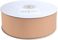 Vista 61 de Homeford Cinta de grogrén sólido, 50 yardas (3/8 pulgadas, coral)