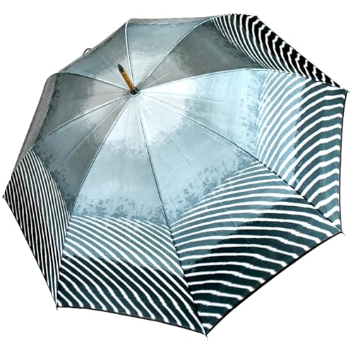 高級雨傘 富士山 青