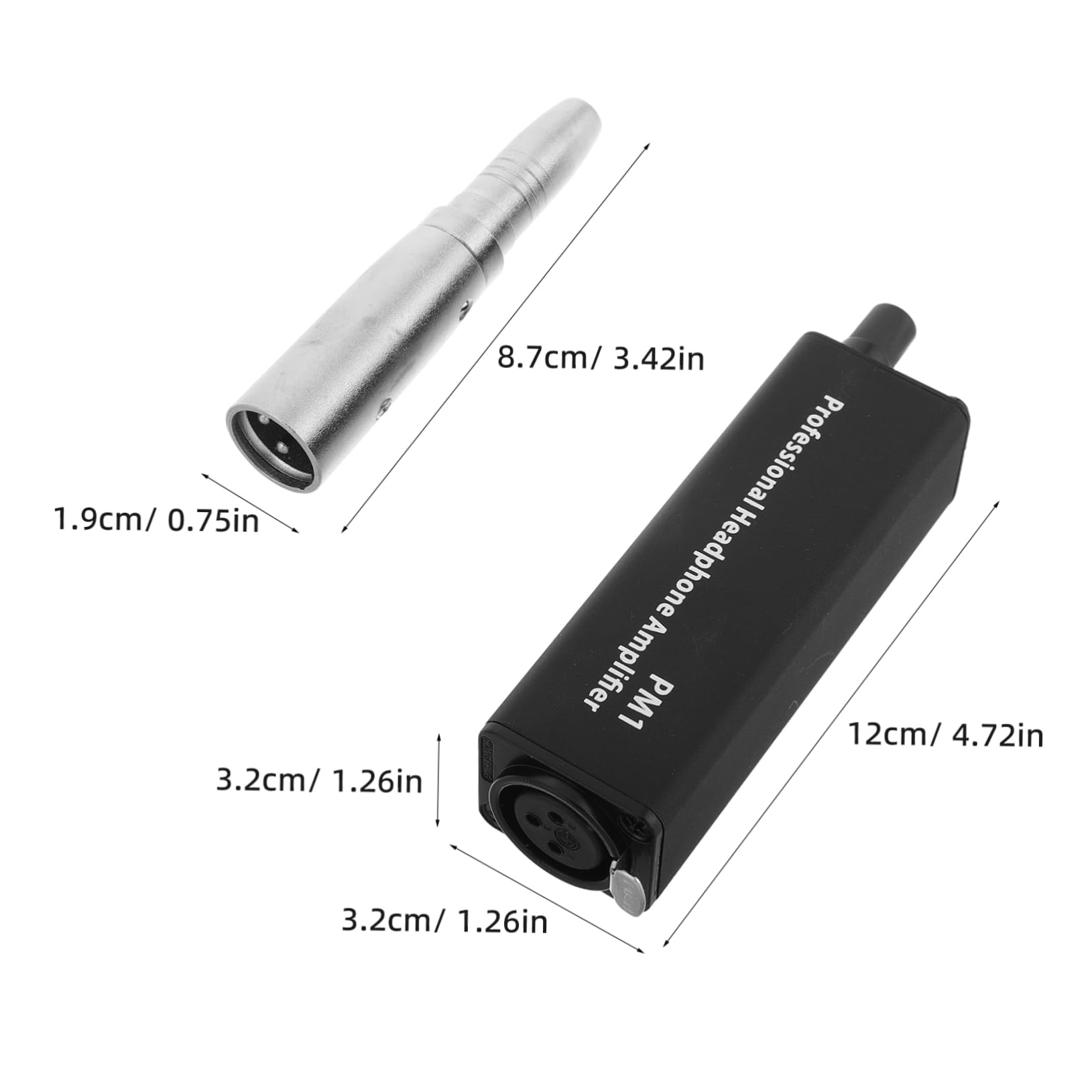 jojofuny 1set Portable Headphone Amplifier Sound Quality for Music Enjoyment Recording and Design for Easy Carrying