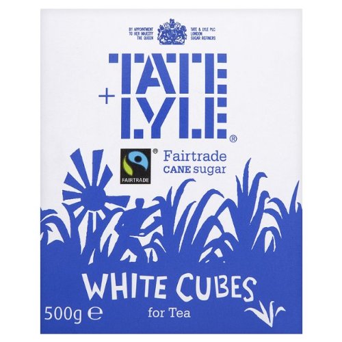 Tate and Lyle's White Sugar Cubes 500g (Pack of 2)