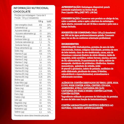 Integralmédica - Hipercalórico Nutri Whey Protein - Chocolate - 900g