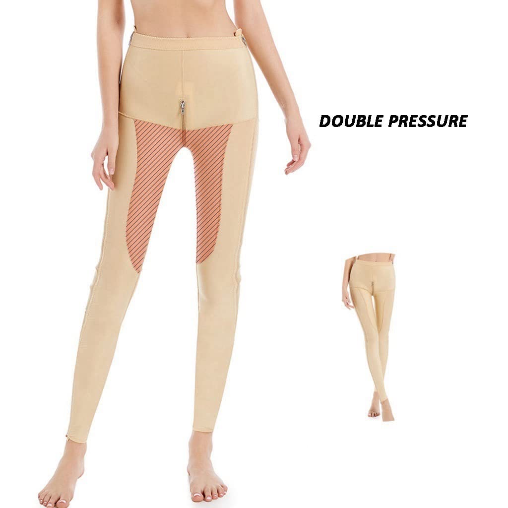 Leggings für Damen Kompressionshose mit Hoher Taille Oberschenkel Schlankere Shapewear Bauchkontrolle Bodysuit mit Fester Kontrolle