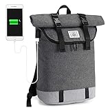 ✪【Produktspezifikationen】: Die Fahrradtasche besteht aus leichtem und strapazierfähigem Oxford-Material, Outdoor Reiserucksack JOSEKO Laptop-Rucksack ist nicht leicht zu reißen und kratzfest, pflegeleichtes Polyester, gute Wasserbeständigkeit, Gewicht: 820 g, Farbe: Grün, Größe: Rolle: 31.5 * 15 * 40 cm / 12.4 * 5,9 * 15,74 Zoll; Abgerollt: 31.5 * 15* 61cm /12.4 * 5,9 * 24,01 Zoll.