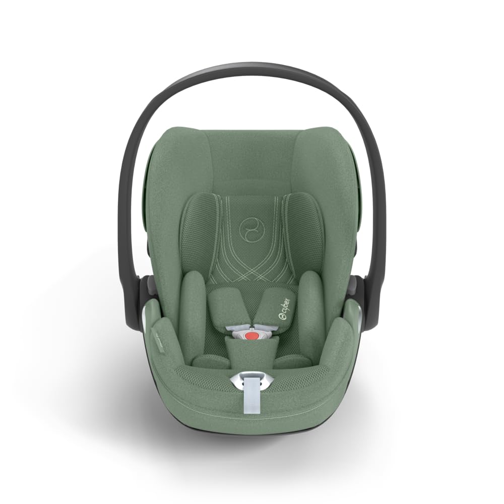 Cybex Cloud T Newborn and Infant/Baby Car Seat, Lightweight, Secure, Reclining Car Seat & Carry Cot with Sun Canopy, Linear Side Impact Protection for Babies 0-2 Years, up to 13 kg (Leaf Green)-image-40