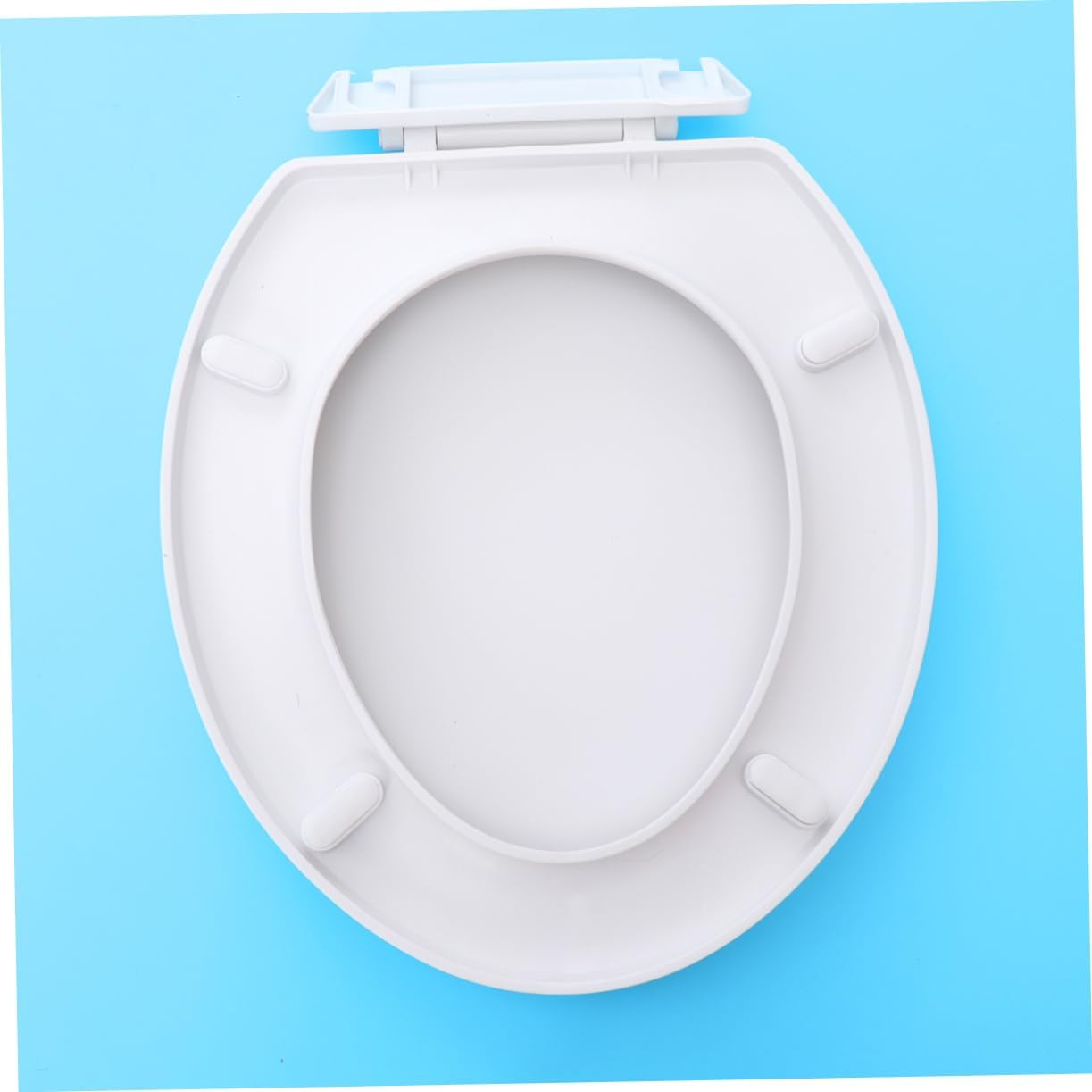Thick Shaped Home Toilet Cover Hinge Pp Lid for Bathroom Hotel Easy Close