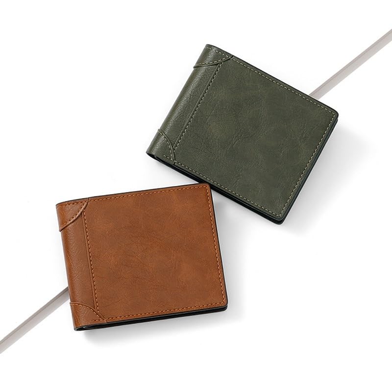 Short Money Clip Can Accommodate Card Slot Change Wallet Men Swipe Multiple Card Slots(Gray)2