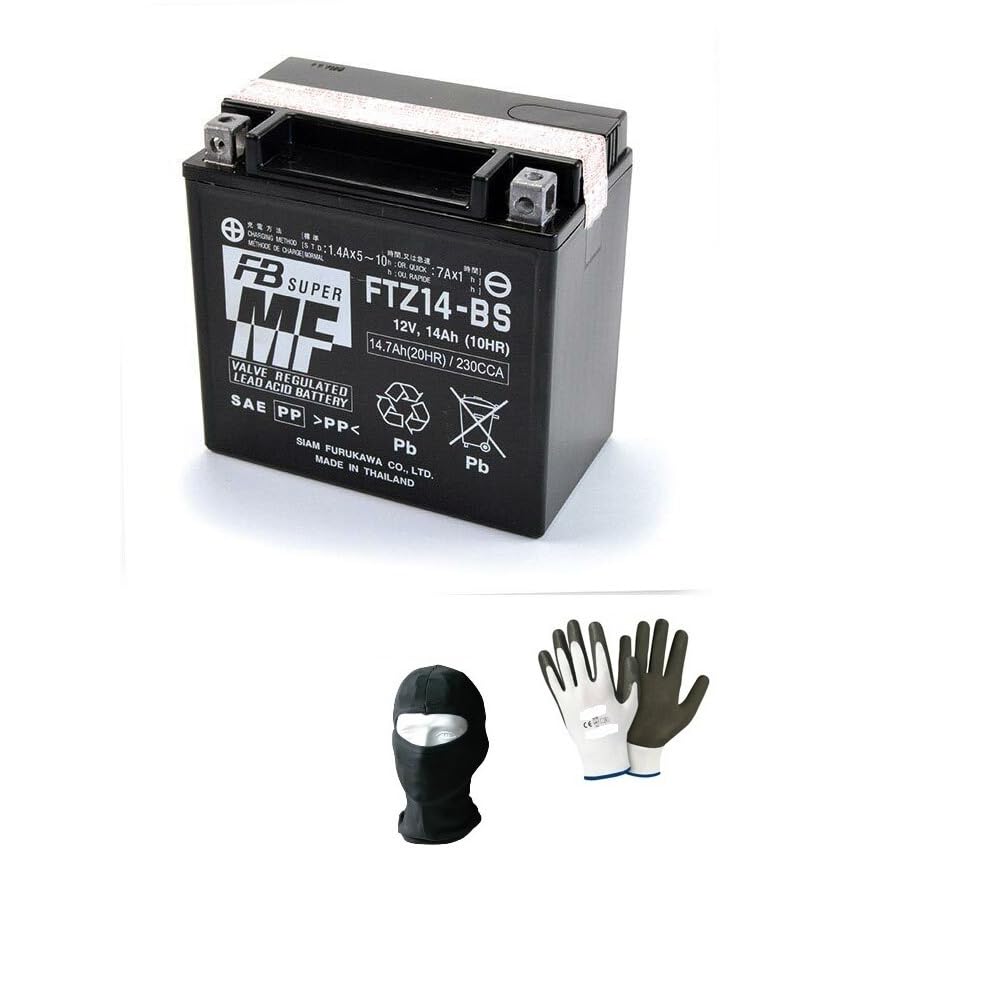 Batteria Per BMW R1200 RT 2014-2018 - Furukawa FTZ14BS 12V 14Ah, Pronta All'Uso - Foto 6