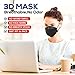 LEVENIS KN95 Face Masks 100 Pack, Breathable Comfortable and Disposable KN95 Mask, Black