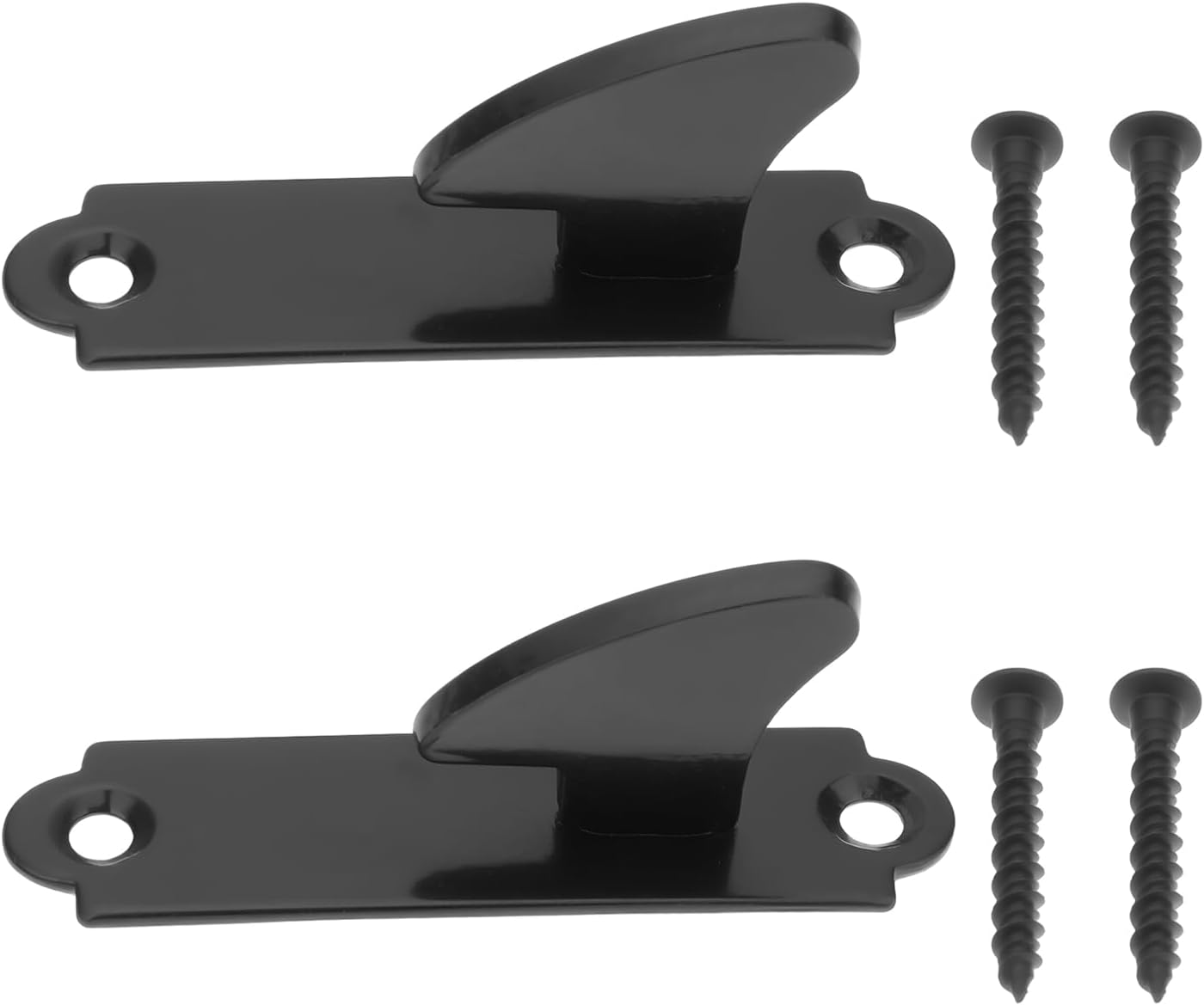 2Pcs Gate Catch Latch Keep Door Strike Plate with Screws Hole Spacing 62mm Compatible with Suffolk Latch Keep