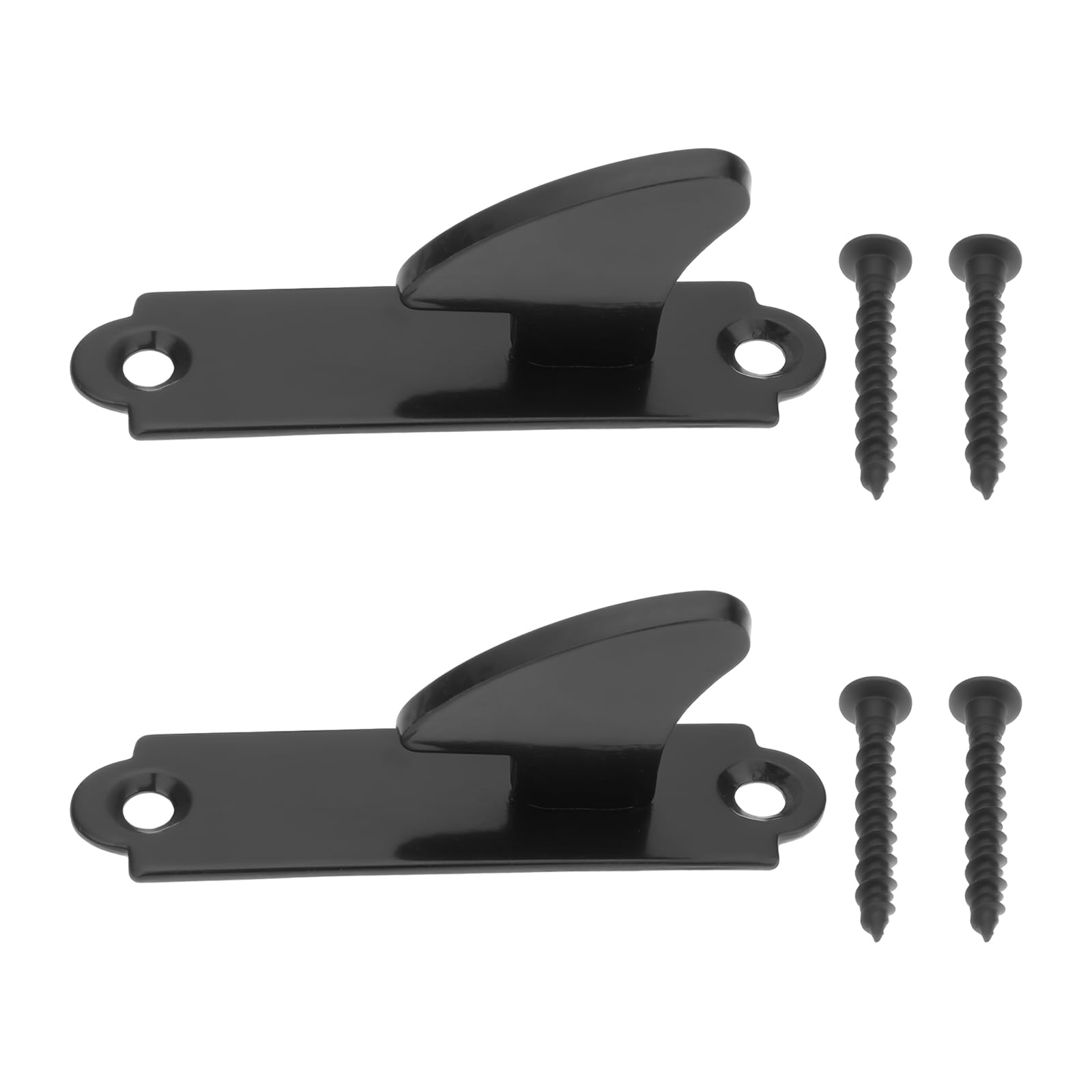 LT Easiyl 2Pcs Gate Catch Latch Keep Door Strike Plate with Screws Hole Spacing 62mm Compatible with Suffolk Latch Keep