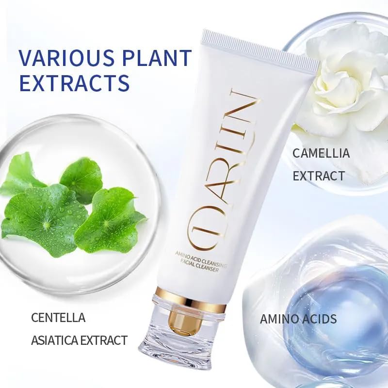 Amino Acid/Hyaluronic acid Cleanser with camellia extract Hydrating and centella asiatica extract Hydrating and Purifying, 100 g - Image 3