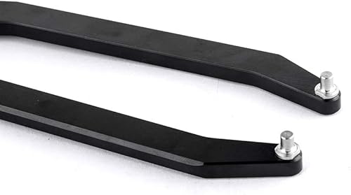 Miniatura 7 de Llave de pasador ajustable, llave de cara de 0.118 in/0.157 in/0.197 in, llave de tapa de horquilla de aluminio, quita sin esfuerzo las tapas de la