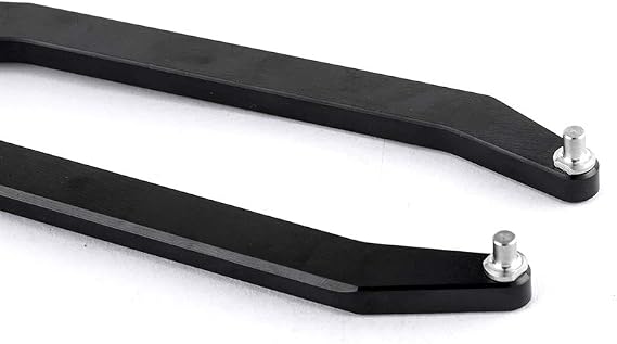 MOTO4U Adjustable Face Spanner 3mm/4mm/5mm - Pin Spanner Fork Cap Wrench for Effortless Removal