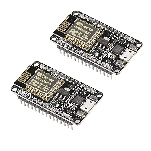 KKHMF 2PCS NodeMcu Lua ESP8266 CP2102 WIFI �C���^�[�l�b�g �J���{�[�h Arduino�ƌ݊�