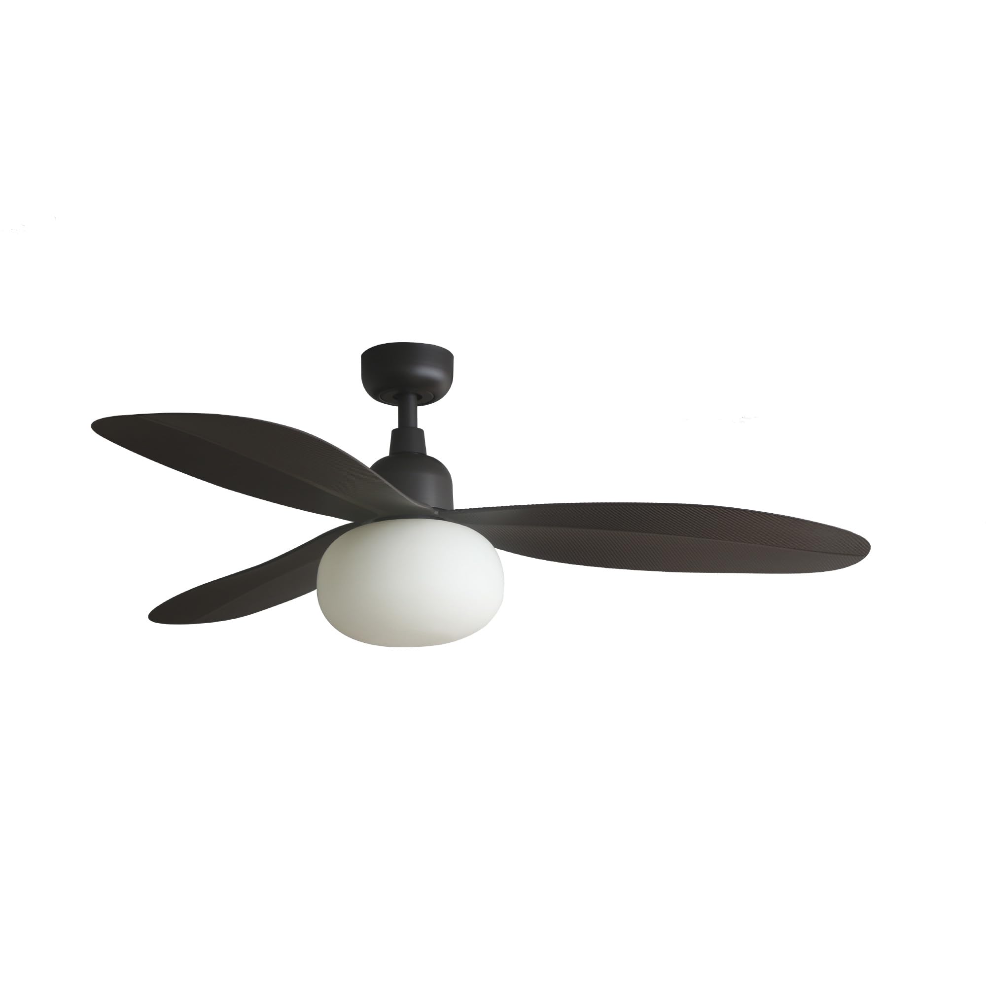 Ventilateur de plafond avec lumière E27 Faro PALMA marron moteur CC silencieux