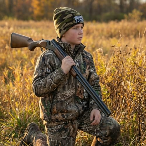 Image of EDTREK Elite Kids Country Beanie Hat - Boys and Girls Winter Hat with Unique Embroidery