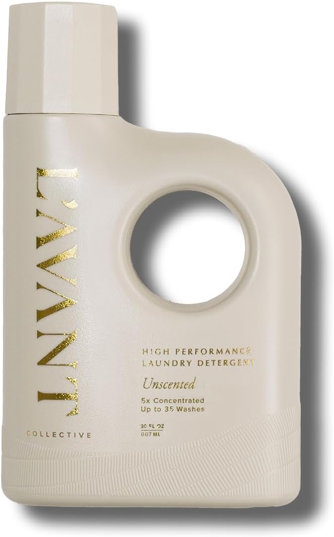L'AVANT Collective Luxury Laundry Detergent | Fresh Linen | Natural Non-Toxic Liquid Laundry Soap with Enzymes | Plant-Based, HE Compatible, Protects Colors | 30 oz