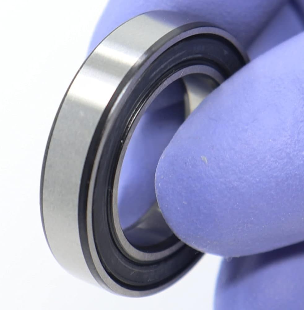 6PCS 6802-2RS Bearing 15 * 24 * 5mm ABEC-7 15 24 5 Metric Thin Section Ball Bearings for Bicycle Front Rear Hubs Wheel