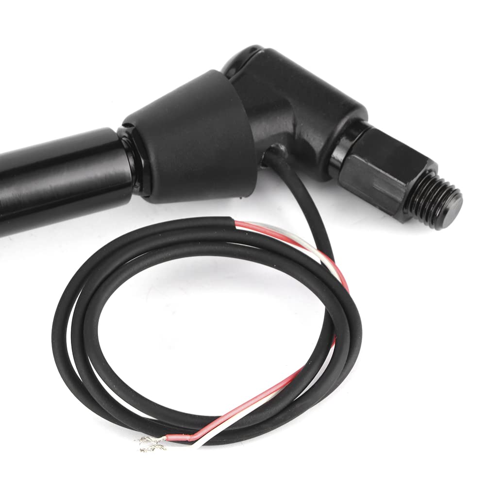 Motocyklowe kierunkowskazy LED Boczne lusterka wsteczne Para pasuje do Hondy - Montaż lusterka wstecznego z gwintem 10 mm 0,4 cala do motocykli Rowery i pojazdy elektryczne - (Czarny)