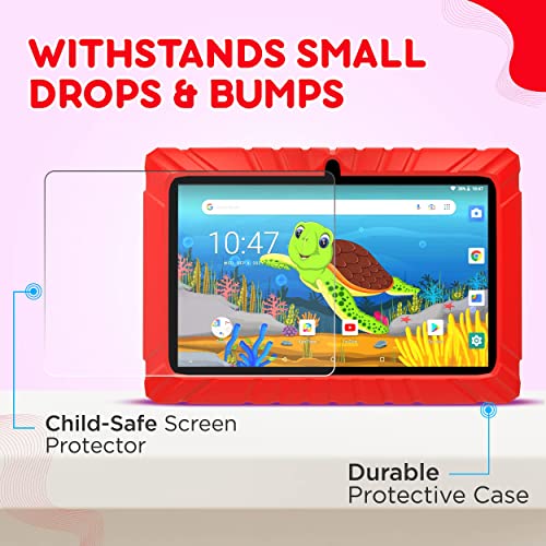 Contixo Tablet infantil V8, 7 polegadas HD, idades 3 – 7 anos, tablet infantil com câmera, controle