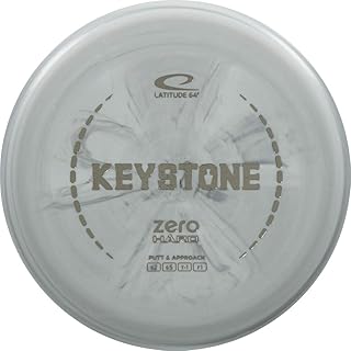 Latitude 64 Zero Line Hard Keystone Putt & Approach Golf Disc [Colors May Vary] - 173-176g