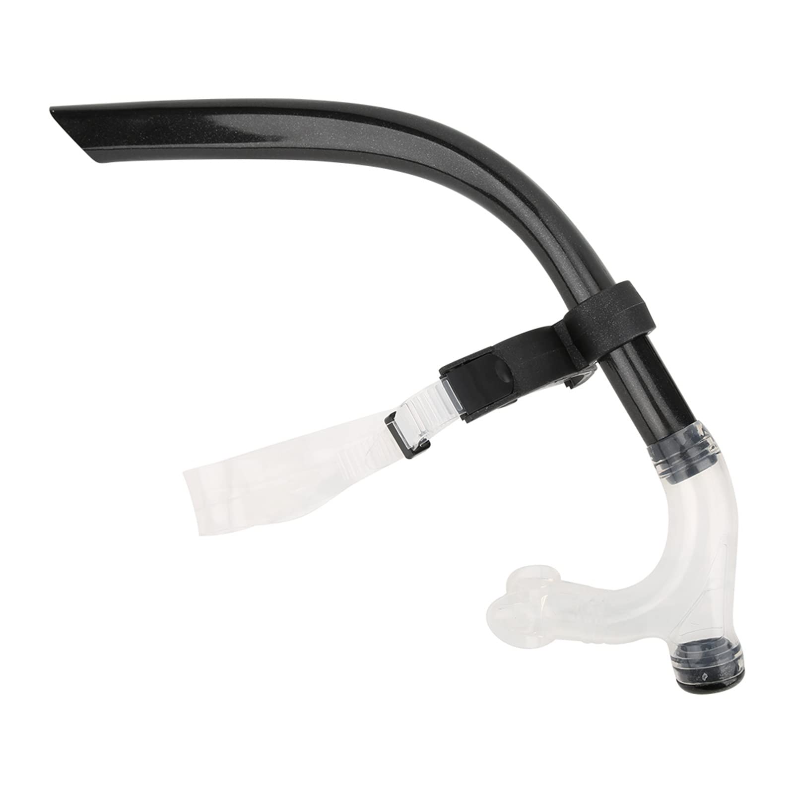 AMAZWI Buceo Snorkel Tubo del Snorkel Delantero Silicona Completa Tubo de respiración submarina Seca con válvula Fija for la práctica de natación Buceo para Actividades de Buceo y Snorkel