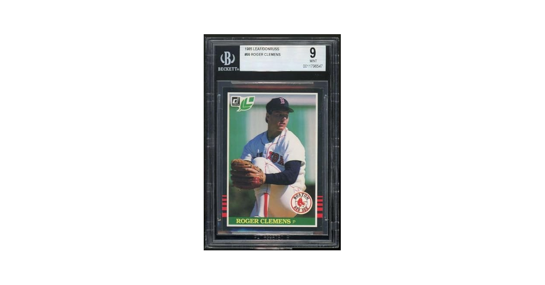 Amazon.com: Roger Clemens Rookie Card 1985 Leaf/Donruss #99