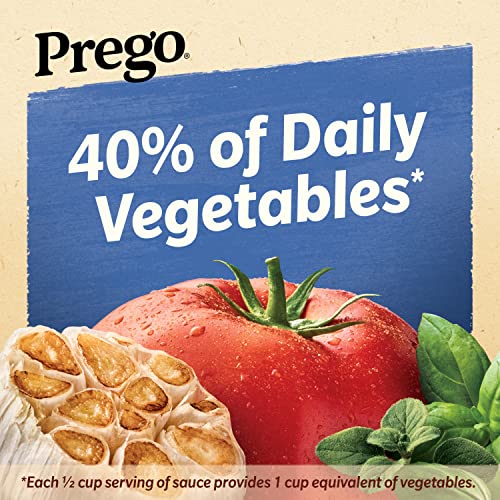 Image of Prego Pasta Sauce, Italian Tomato Sauce with Roasted Garlic & Herbs, 24 oz Jar (Case of 12)