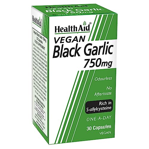 Black Garlic 750mg NEW 30 capsule by Health Aid…
