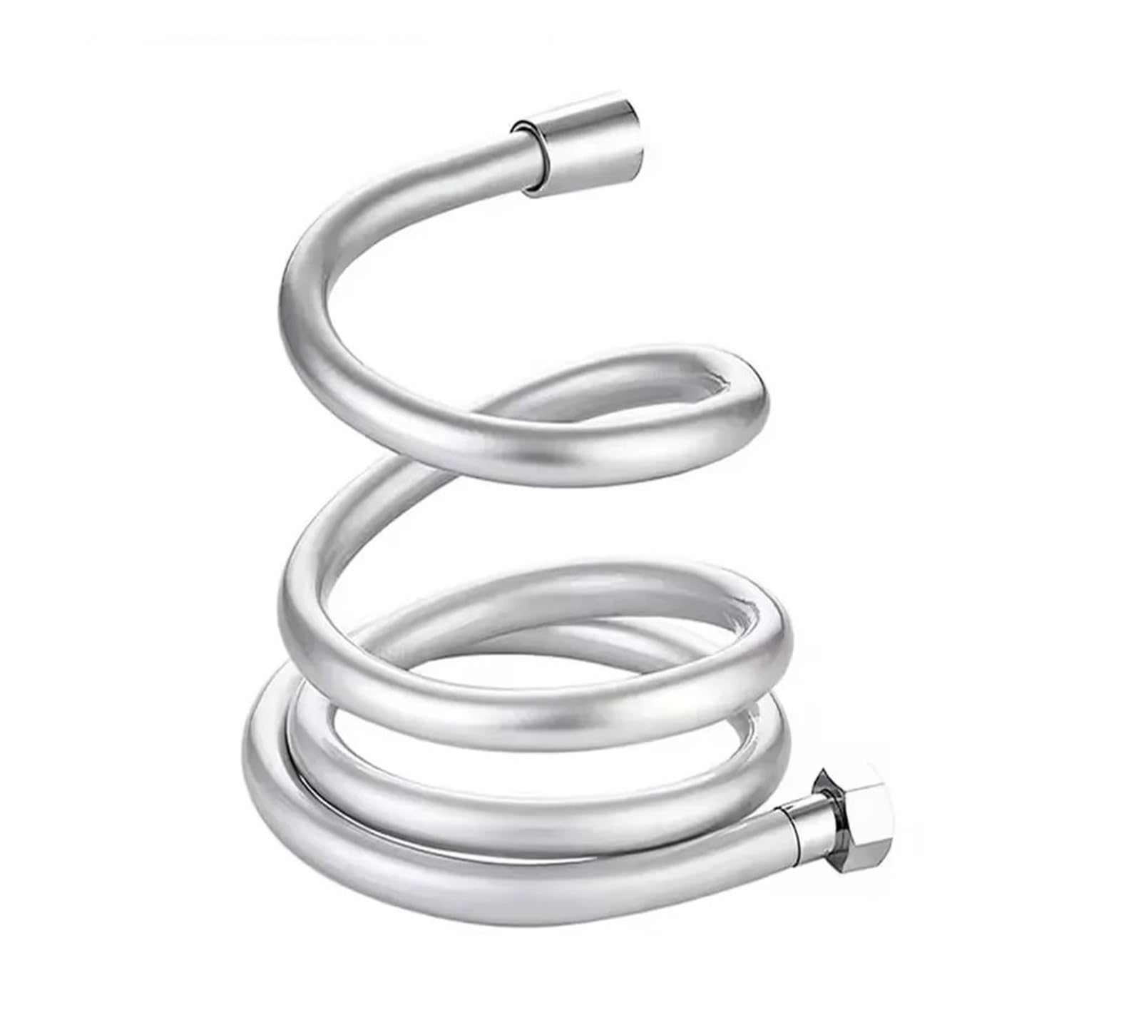 Manguera de ducha flexible de PVC de alta presión de 200 cm, antitorceduras y a prueba de explosiones, tubo de baño G1/2, ajuste universal a prueba de fugas para cabezal de ducha de mano (negro)