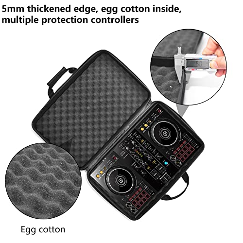 Image of Lightweight Molded Hard Storage Case, Fits for Pioneer DDJ-REV1 SR SR2 RR Denon MC4000 Numark NVII Mixtrack Pro 3 NV Platinum