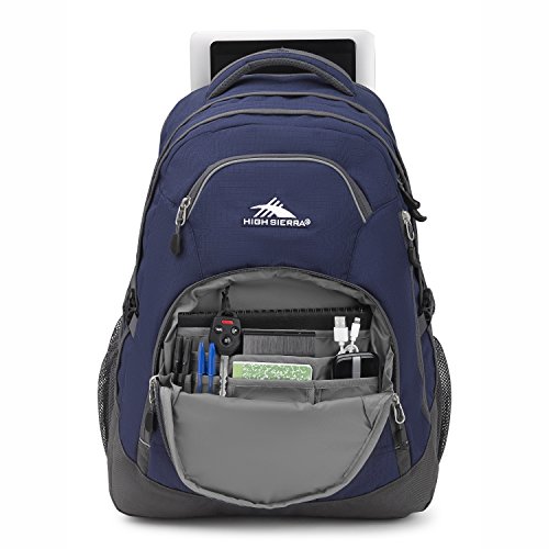 Image of High Sierra Access 2.0 Laptop Backpack, True Navy /Mercury, One Size Dark Blue
