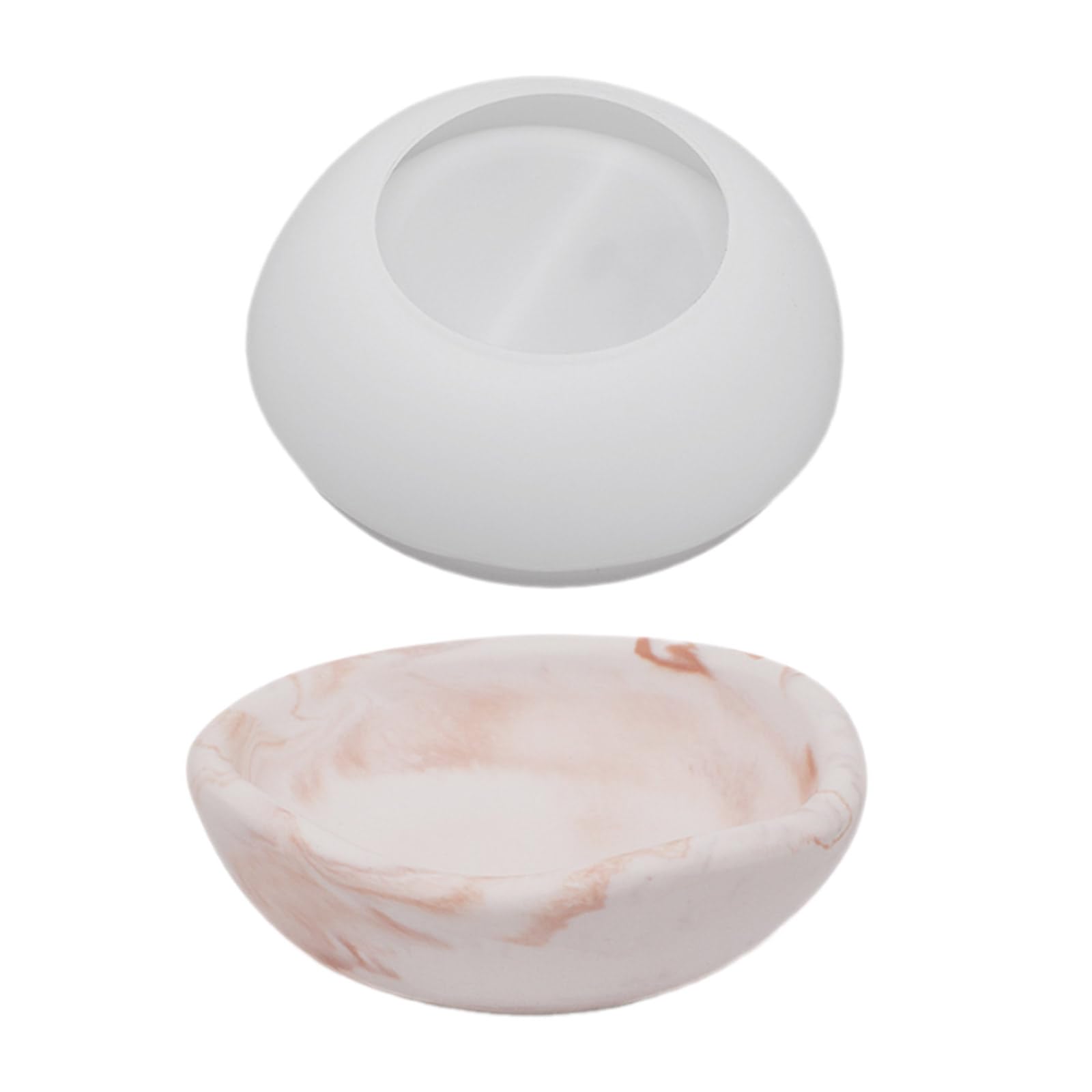 Maxtonser Irregular Bowl Candle Cup Flowerpots Silicone Mould Handmade Epoxy Resin Plaster for Home Decorations