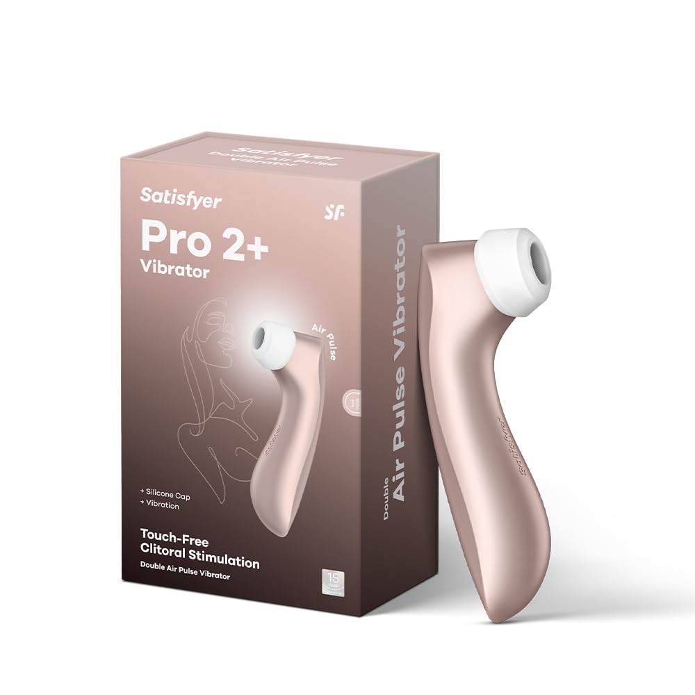 Pro 2 Plus Vibrator Dildo | Quiet Strong Clitoral Stimulation | Sex Toy Gift for Women | Extremely Erotic Sex-Toy | Pressure Wave Adult Massager | Stimulator for Ladies