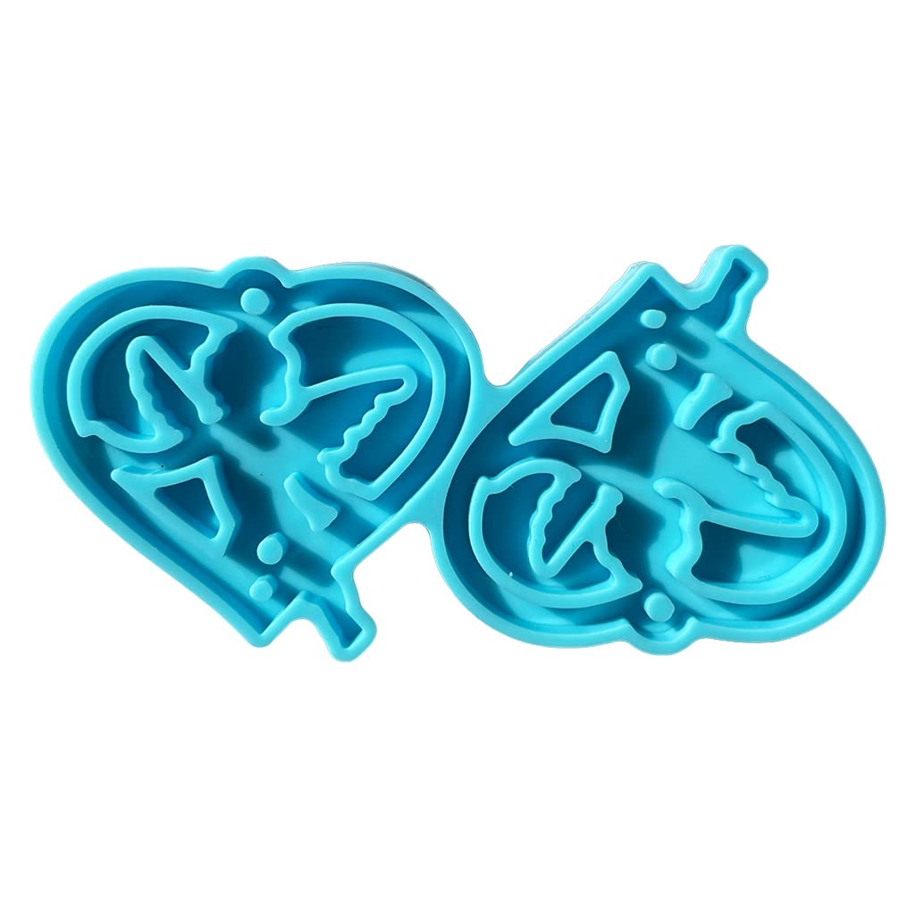 Tsophreniq Silicone Candy Silicone Chocolate Molds Clay Heart Shape Design Molds for Baking & Making Clay for
