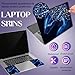 SUPERDANT Blue Dragon Laptop Cover Universal Laptop Skin 12 13 13.3 14 15 15.4 15.6 Inches Vinyl Stickers Removable Waterproof Notebook Personalized Protector