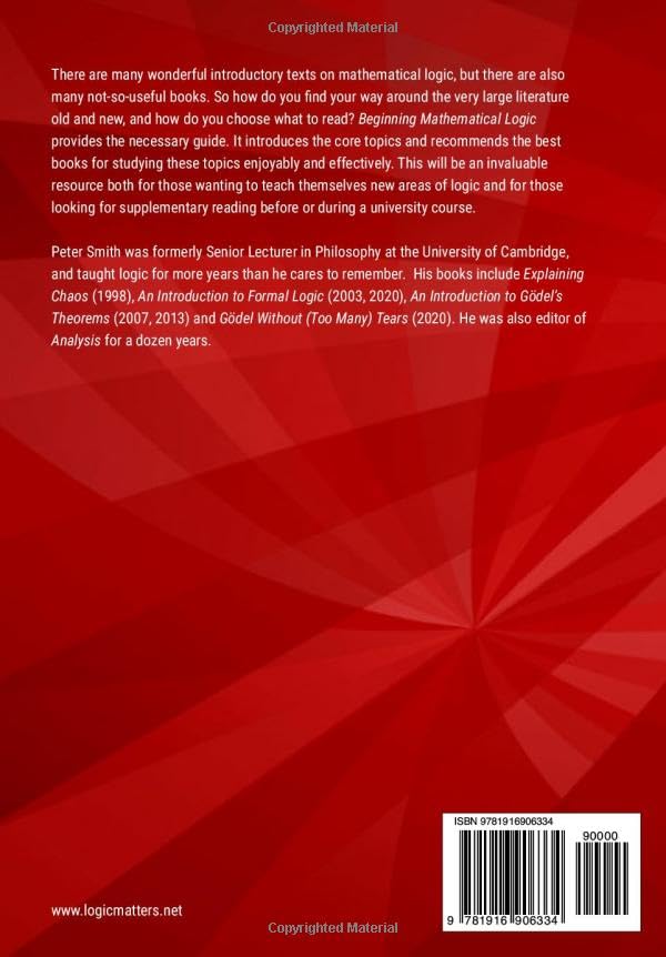 Beginning Mathematical Logic: A Study Guide - Image 2