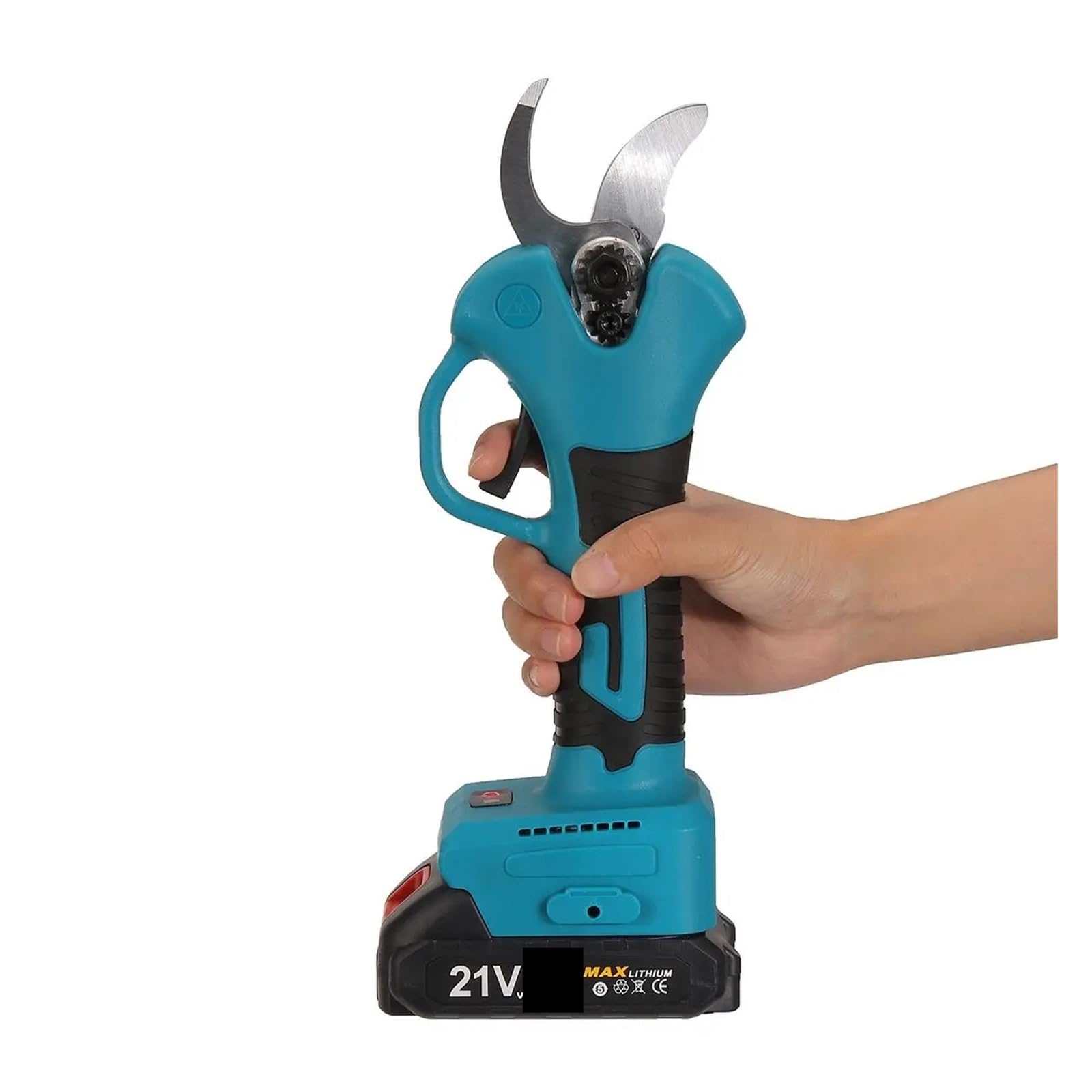 Cesoie elettriche, 1300W 30mm Potatore Elettrico Senza Spazzole Cesoia Cordless Ricaricabile Albero da Frutto Bonsai Rami di Potatura Strumento(1 Battery)