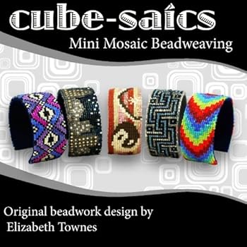Paperback Cube-Saics: Mini Mosaic Beadweaving Book