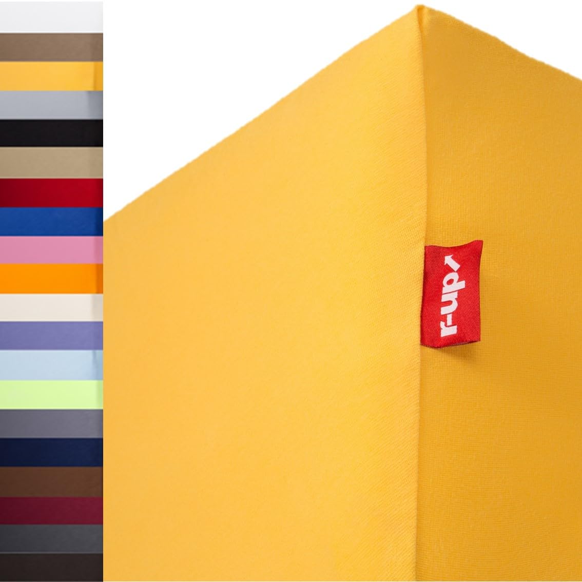 Lenzuolo Con Angoli Elasticizzato 120x200-130x220 Cm - Cotone 95% Elastan 5%, Altezza Fino 35 Cm, Bianco - Foto 11