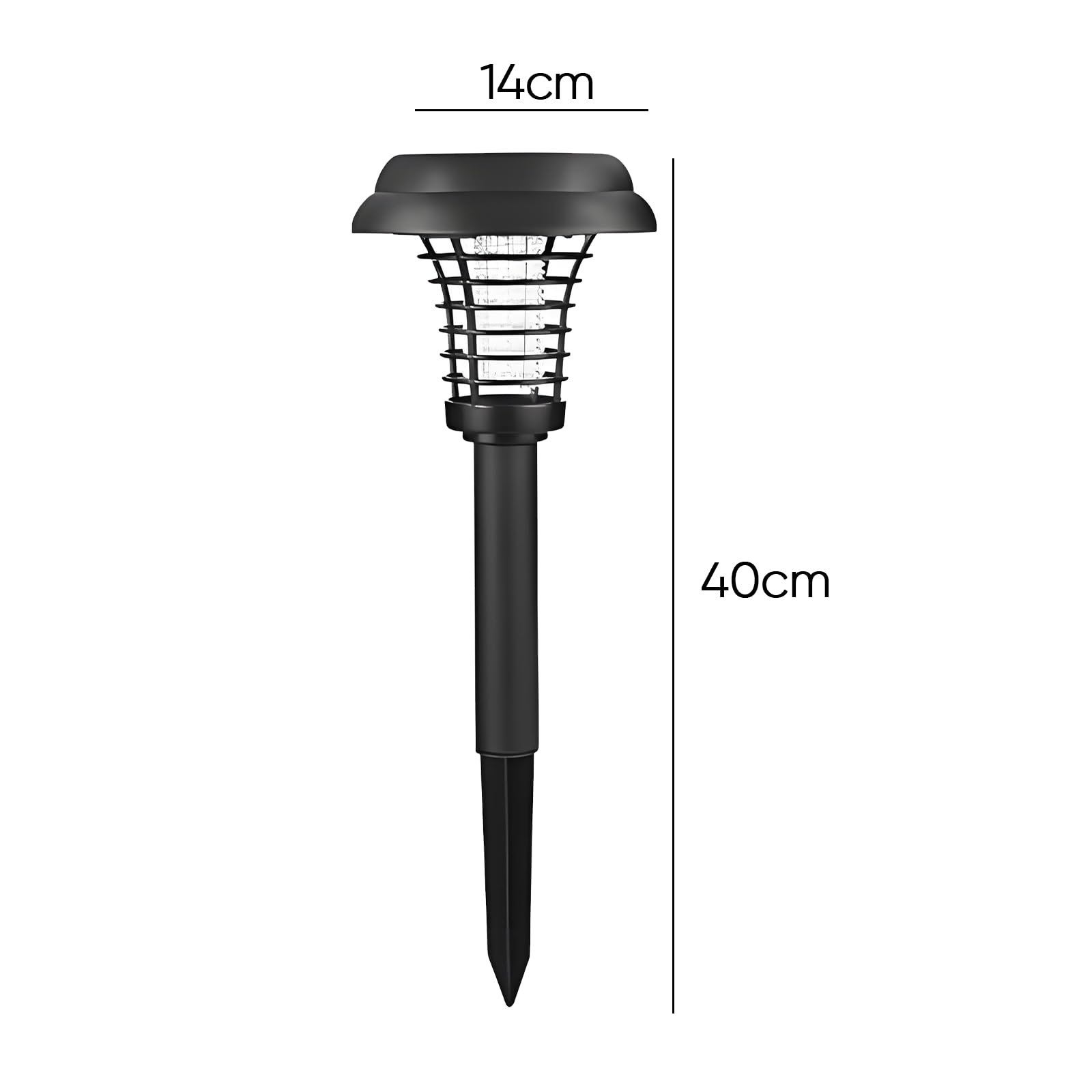 2/4pcs Lampada anti-zanzara solare per esterno,Distruttore di insetti elettrici,Lampada antizanzare impermeabile, luce UV e luce bianca,commutazione automatica,per il cortile posteriore giardino (4