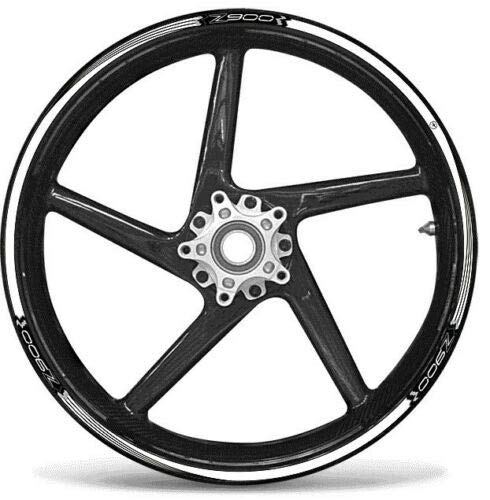 labelbike - Aufkleber Streifen Motorrad Felgen Räder 17 Schutz Kit kompatibel mit KAWASAKI Z900 Stickers Tuning