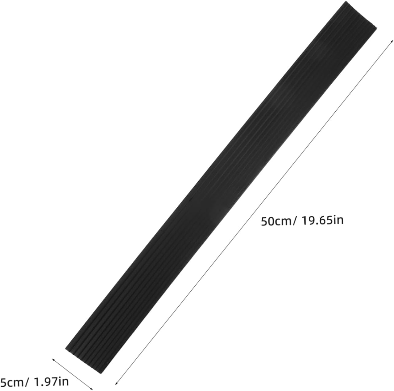 BESTYASH 2pcs Self-Adhesive Ramp Pads for Sweeping Easy Installation Modern Design Climbing for Door Thresholds and Garage Ramps for Smooth Transitions