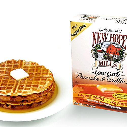 New Hope Mills Sugar Free Pancake & Waffle Mix (9 Ounces) - 2 Pack - Thumbnail 2