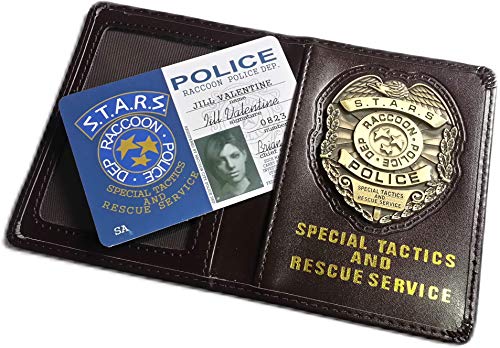Resident Evil Biohazard S.T.A.R.S RPD Wallet Jill Valentine ID Holder | Chris Leon Wesker Cosplay3