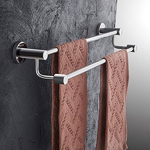 Porte-serviettes double peu encombrant pour optimiser la salle de bain - 4